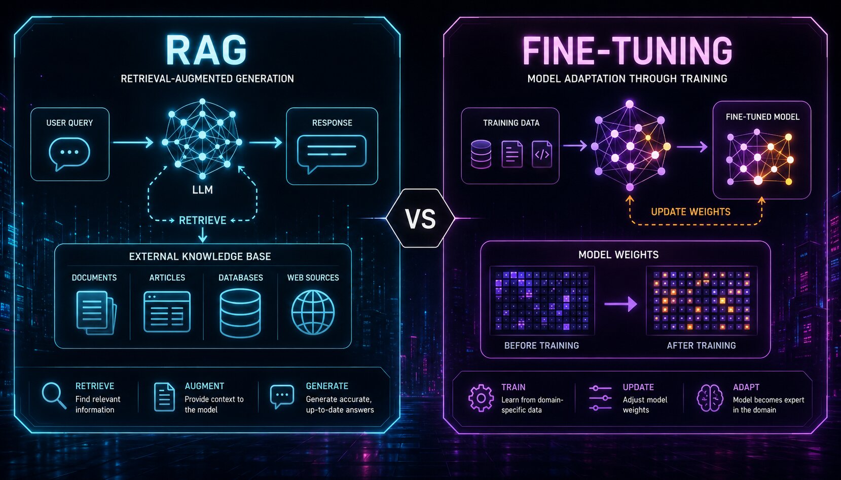 RAG vs Fine-tuning微调对比